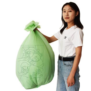 China Eco friendly 100% trash scented compostable ready for boat 3 gallon biodegradable trash bags for sale