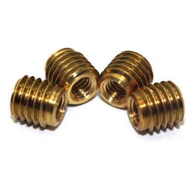 China Heavy Industry China Customize Special Yellow Brass Insert Nut Screw for sale