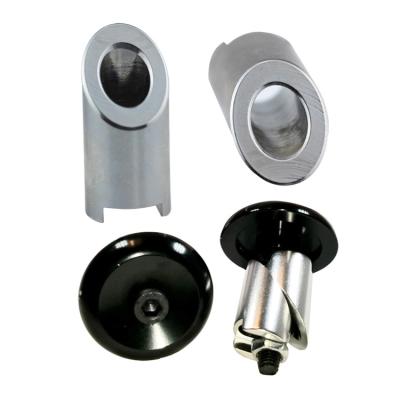 China Aluminum Scooter And Bike Aluminum Bar Ends Sockets CNC Bike Turning Stainless Steel Parts for sale