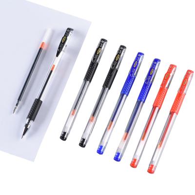 China Private Custom High Quality Normal Logo Plastic Bullet Tip Gel Pens for sale