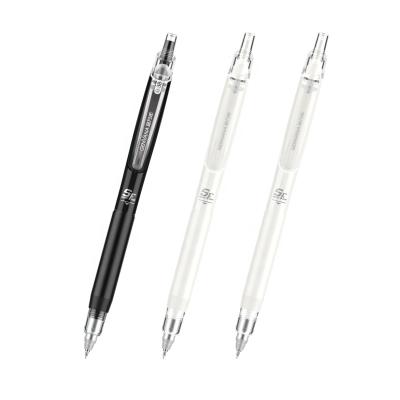 China Custom Logo New Retractable Click Gel Normal Ink Pen G-1323 0.38mm Fine Point Cone Gel Pen for sale