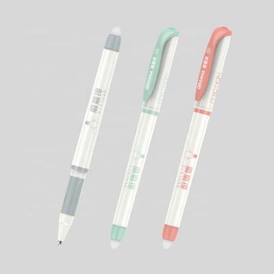 China Natural custom logo ease to erase smooth writing special ink G-12480 erasable gel pen for sale