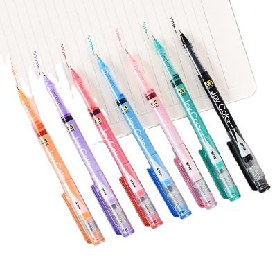 China Tip 7 Colors G-0016T Normal Semi-needle 0.5mm Liquid Roller Pen With PVC Bag Package for sale