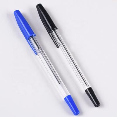 China office & School Pen Good Quality Classic G-32261 Transparent Barrel 0.7mm 1.0mm Bullet Ballpoint Pen for sale