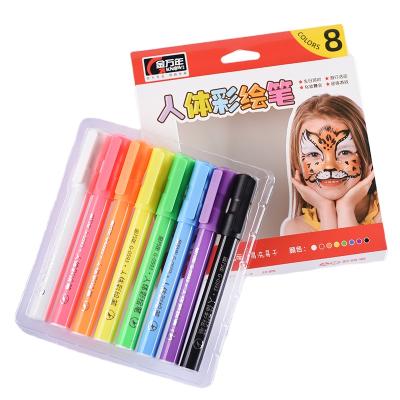 China Vivid Colored Human Body G-0593 Permanent Marker Washable Ink Washable Paint Permanent Marker Pen for sale