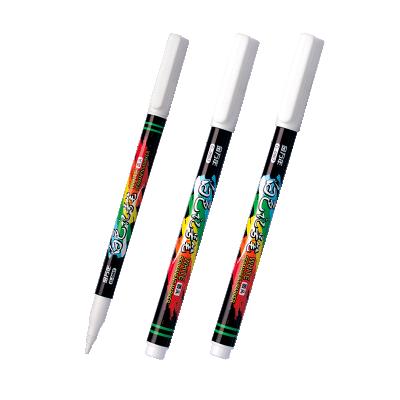 China Tire Permanent Ink G-0967 Soft Marking Vivid Color White Color Permanent Marker Pens for sale