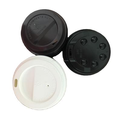 China Non Spill Factory Custom Wholesale Eco Friendly Disposable Pet Cup Lid PE Take Away Cup Cover for sale