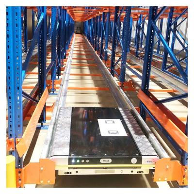 China Automated Retrieval High Density Storage Radio Shuttle Pallet Rack for Warehouse Rack for sale