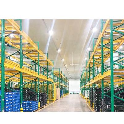 Cina HYR Steel Push Back Pallet Rack con protezione contro la corrosione per lo stoccaggio in magazzino in vendita