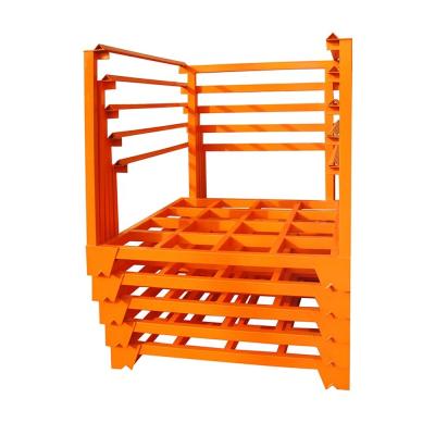 China Scale Heavy Duty Collapsible Storage Stackable Rack Powder Coating or Galvanized Finish for sale