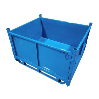 China Easy-to- Powder Coating Finish Storage Containers for Industrial Warehouse Stacking for sale