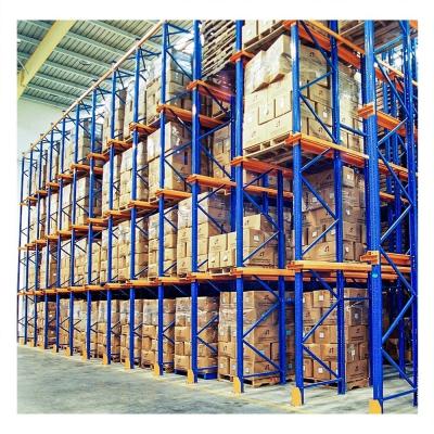 China 300-1500kgs/Pallet Capacity High Density Drive-in Pallet Racks for Warehouse Shelving for sale