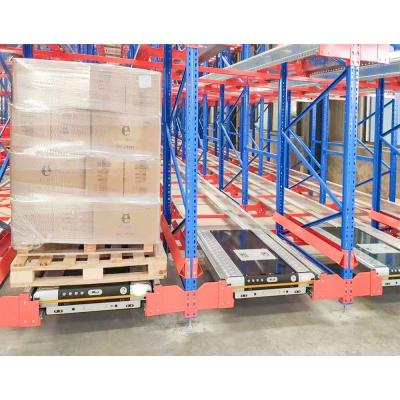 China Blue/Orange/Yellow/Grey Heavy Duty Shuttle Rack System with 1500kg Load Capacity for sale