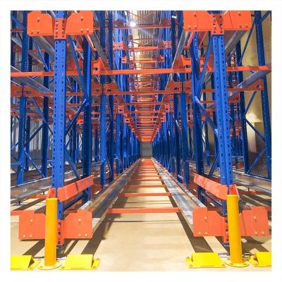 China Semi Auto Radio Shuttle Pallet Rack and Durable Weight Capacity 300-1500kgs/pallet for sale