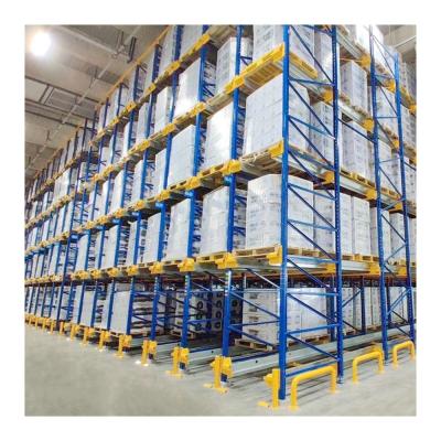 China Radio Shuttle Pallet Racking System for High Density Storage of 1500kg Pallet Load for sale