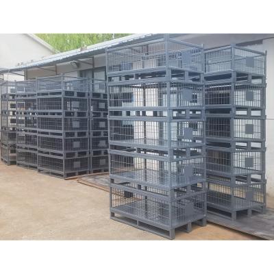 China High Capacity Heavy Duty Steel Pallet Container for Stacking and Storage 200-2000L for sale