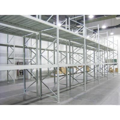 China Adjustable Step of 50mm Industrial Warehouse Storage Shelves with 2000kg Load Capacity for sale