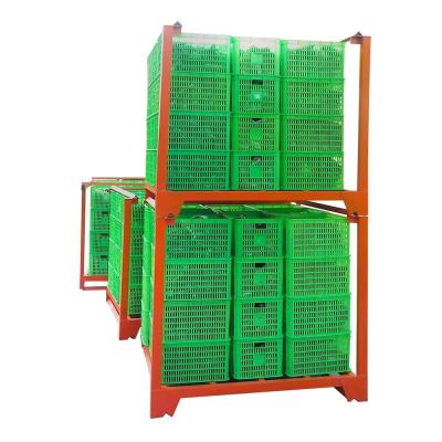 China Powder Coating or Galvanized Finish Heavy Duty Pallet for Fruit and Vegetable Storage for sale