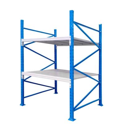 China Medium Duty Shelving 800mm 1000mm 1200mm Two Tier Rack for Warehouse Storage Solutions for sale