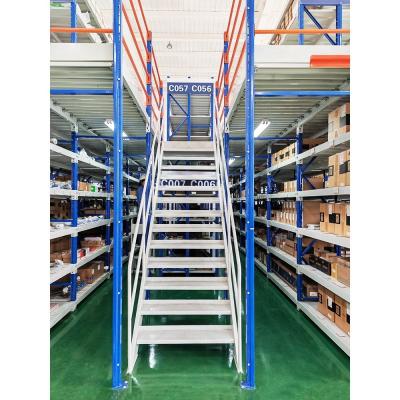 China 3500-9000mm Height Warehouse Rack for Chemical Plant Tools Storage Mezzanine Shelving for sale