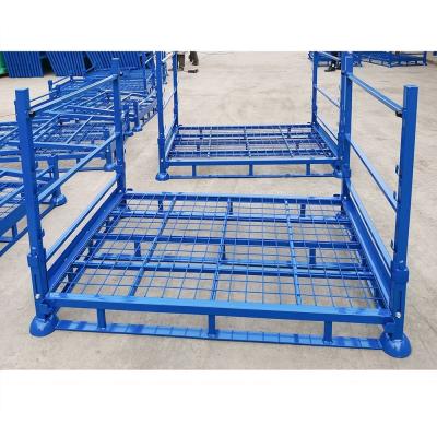 China Scale Heavy Duty Warehouse Storage Opvouwbare stapelbare stillage met verstelbaar ontwerp Te koop