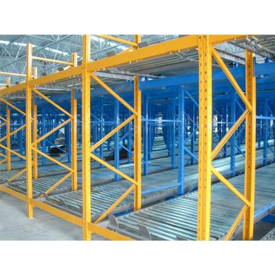 China First In First Out Storage System with Gravity Flow Pallet Rack and 2000-30000mm Depth for sale