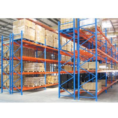 China 500-4000kgs/pair beam Weight Capacity 1000kg 800-1500mm Depth Storage Racking Pallet Rack for sale