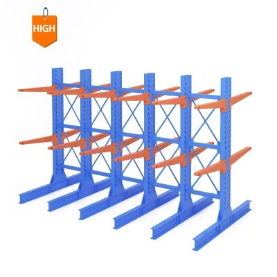 China Customized Steel Profile Storage Rack for Tailor Made Double Side Cantilever Racking for sale