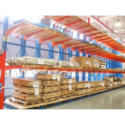 China Corrosion Resistant Cantilever Rack for High Capacity Pallet Tube Pipe Sheet Storage for sale