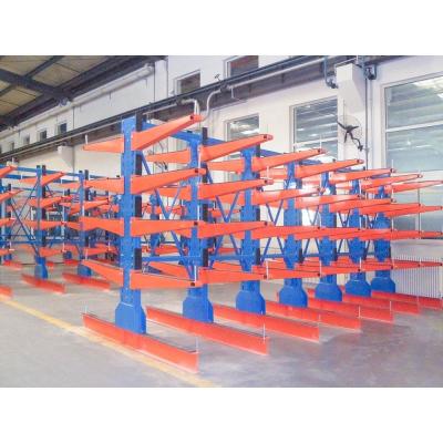 China Warehouse Storage Equipment Aluminium Tube Storage Cantilever Rack in Industrial Design for sale