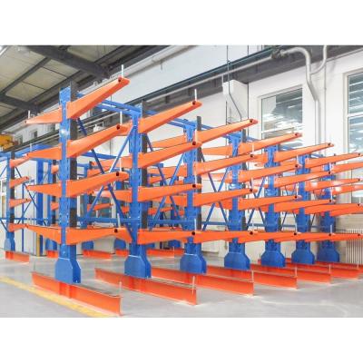 China 1000 kgs Load Capacity Cantilevered Storage Rack for Versatile Warehouse Storage for sale