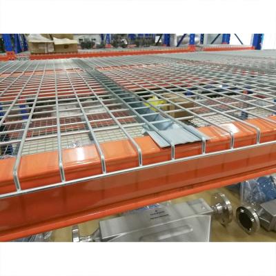 China Galvanized Flared Wire Mesh Decking for Industrial Storage Pallet Racking 500-1400mm for sale