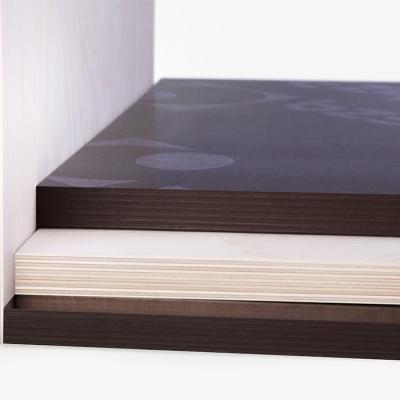 China 1220x2440mm Modern 18mm Phenolic Black Film Faced Phenolic Plywood Board for sale