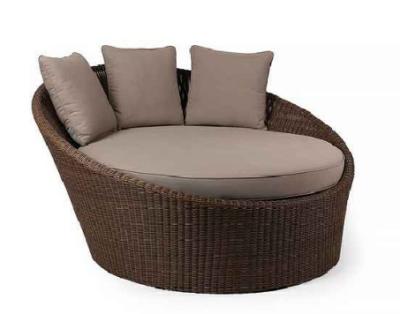 China Modern Outdoor Rattan Sofa Villa Sofa One Seat Anti - Fading Antifading Hospitality Furniture for sale