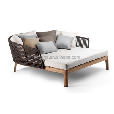 China Patio\garden\outdoor outdoor bamboo woood\hotel\beach garden teak sofa garden sofa rope patio furniture designs woven rope furniture rope chair for sale