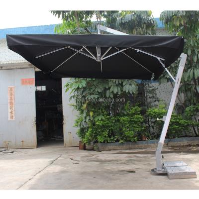 China Park. UV Resistant Outdoor Garden.Community.Backyard Sun Patio Umbrella,Chinese Cantilever Hanging Wooden Garden Parasol for sale