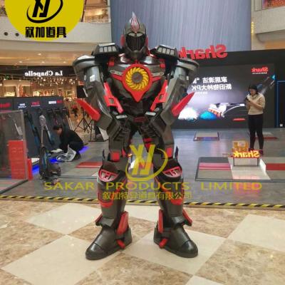 China EVA Custom Mascot Costume Pacific Rim 2.7M Large Realistic Robot Costume Transform Er Light Up For Adults for sale