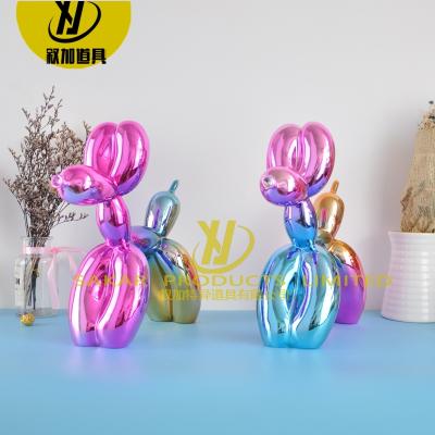 China China Hot-selling Popular Modern Art Statue Resin Popek Balloon Dog Statue Indoor Ornament for sale