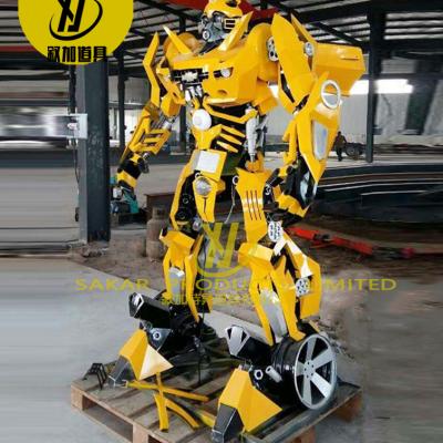 China China Custom Large Metal Sculpture Outdoor Electric Transformer Statue Sculpture for sale