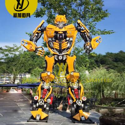 China China Large Size Metal Transformer Bumble Bee Statue Sculpture Modern Metal Art Sculptures for sale