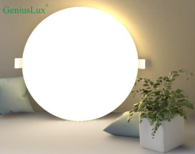 China Free Sample Residential Global Round Led 12w Light Height 170mm Diameter 22W Frameless Led Panel Light for sale