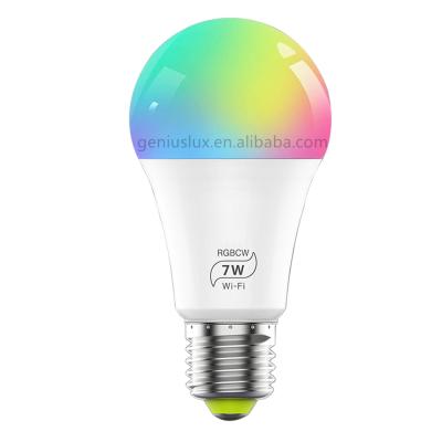 China Residential DIY color changing Homekit wifi led home light high quality RGB smart wifi led bulb for sale