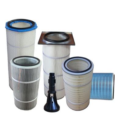 China Building Material Stores Grensen 3 Hooks Clamp Dust Collector Air Cleaner Cartridge Air Dust Collector Filter for sale