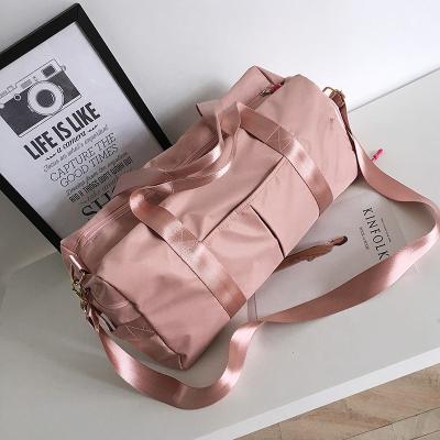 China Men's Eco-Friendly Women Bag Pink Sports Shero Bags for Travel Waterproof Fleece Luxury Duffle Tote Back Backpack Gym Bag for sale