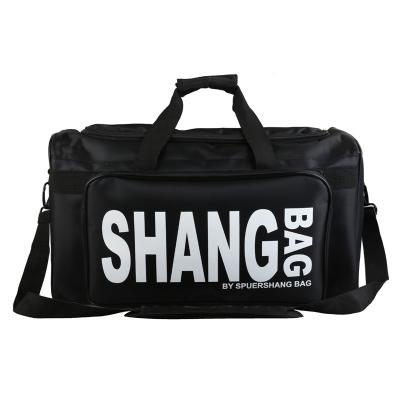 China Custom Men's Large Capacity Sports Duffel Bag Shero Waterproof Gym Bag Eco-friendly Canvas Traveling For Sport Gym Bag for sale