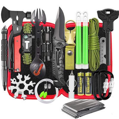 China Outdoor Camping Hiking Amazon Travel Equipment Travel Survival EDC Kit Tools Best-Selling Earthquake Outdoor Multifunctional Emergency Displacement Bags Kits for sale