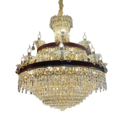 China Hight Modern Light Luxury Quality Crystal Chandelier Lights Made in China for sale