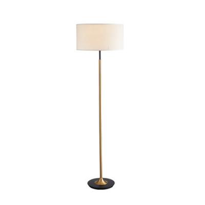 China Simple Nordic modern light luxury bedroom study table tea sofa living room floor lamp American creative vertical stand lamp for sale