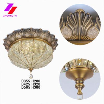 China Classical Zinc Alloy Crystal Crystal Ceiling Lamp Trade Good Assurance for sale