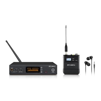 China Headset Microphone ST-9910 PLL lug wireless listening capacitor microphone , Wireless stereo monitoring system for sale